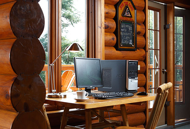 Internet access at the Main Lodge