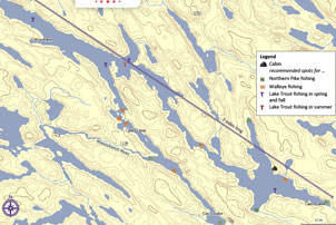 Cairns Lake Map