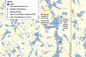 Kakinagmak Lake Map