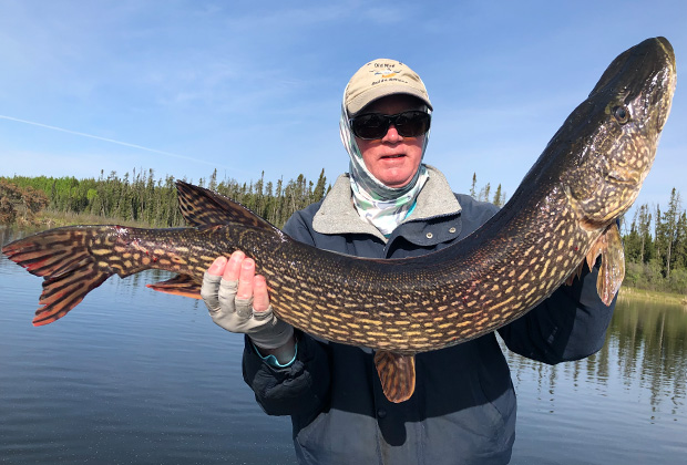 Ric McNulty Group Member with Giant Pike